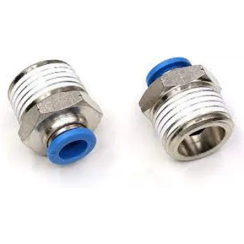 Push In Fittings Silver Color 